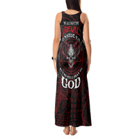 Skull Demon Tank Maxi Dress We All Have The Devil Inside Us - Wonder Print Shop