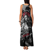 Skeleton Girl Family Matching Tank Maxi Dress and Hawaiian Shirt Yes I'm A Bicth - Not Yours - Wonder Print Shop