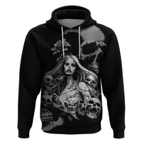 Skeleton Girl Hoodie Yes I'm A Bicth - Not Yours - Wonder Print Shop