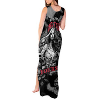 Skeleton Girl Tank Maxi Dress Yes I'm A Bicth - Not Yours - Wonder Print Shop