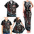 Native American Skull Family Matching Tank Maxi Dress and Hawaiian Shirt American History Begins With Native History - Wonder Print Shop
