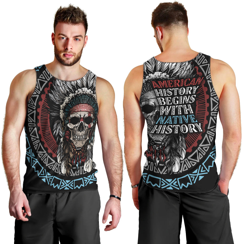 native-american-skull-men-tank-top-american-history-begins-with-native-history