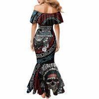 Native American Skull Mermaid Dress American History Begins With Native History - Wonder Print Shop