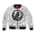 Viking Raven Bomber Jacket Fear Not Death For the Hour Of Your Doom - Wonder Print Shop