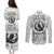 Viking Raven Couples Matching Puletasi Dress and Long Sleeve Button Shirts Fear Not Death For the Hour Of Your Doom - Wonder Print Shop