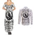 Viking Raven Couples Matching Summer Maxi Dress and Long Sleeve Button Shirts Fear Not Death For the Hour Of Your Doom - Wonder Print Shop