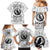 Viking Raven Family Matching Mermaid Dress and Hawaiian Shirt Fear Not Death For the Hour Of Your Doom - Wonder Print Shop