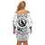 Viking Raven Family Matching Off Shoulder Short Dress and Hawaiian Shirt Fear Not Death For the Hour Of Your Doom - Wonder Print Shop