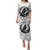 Viking Raven Family Matching Puletasi Dress and Hawaiian Shirt Fear Not Death For the Hour Of Your Doom - Wonder Print Shop