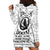 Viking Raven Hoodie Dress Fear Not Death For the Hour Of Your Doom - Wonder Print Shop