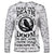 Viking Raven Long Sleeve Shirt Fear Not Death For the Hour Of Your Doom - Wonder Print Shop
