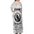 Viking Raven Off Shoulder Maxi Dress Fear Not Death For the Hour Of Your Doom - Wonder Print Shop