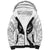 Viking Raven Sherpa Hoodie Fear Not Death For the Hour Of Your Doom - Wonder Print Shop