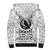 Viking Raven Sherpa Hoodie Fear Not Death For the Hour Of Your Doom - Wonder Print Shop