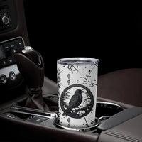 Viking Raven Tumbler Cup Fear Not Death For the Hour Of Your Doom - Wonder Print Shop