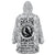 Viking Raven Wearable Blanket Hoodie Fear Not Death For the Hour Of Your Doom - Wonder Print Shop
