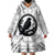 Viking Raven Wearable Blanket Hoodie Fear Not Death For the Hour Of Your Doom - Wonder Print Shop