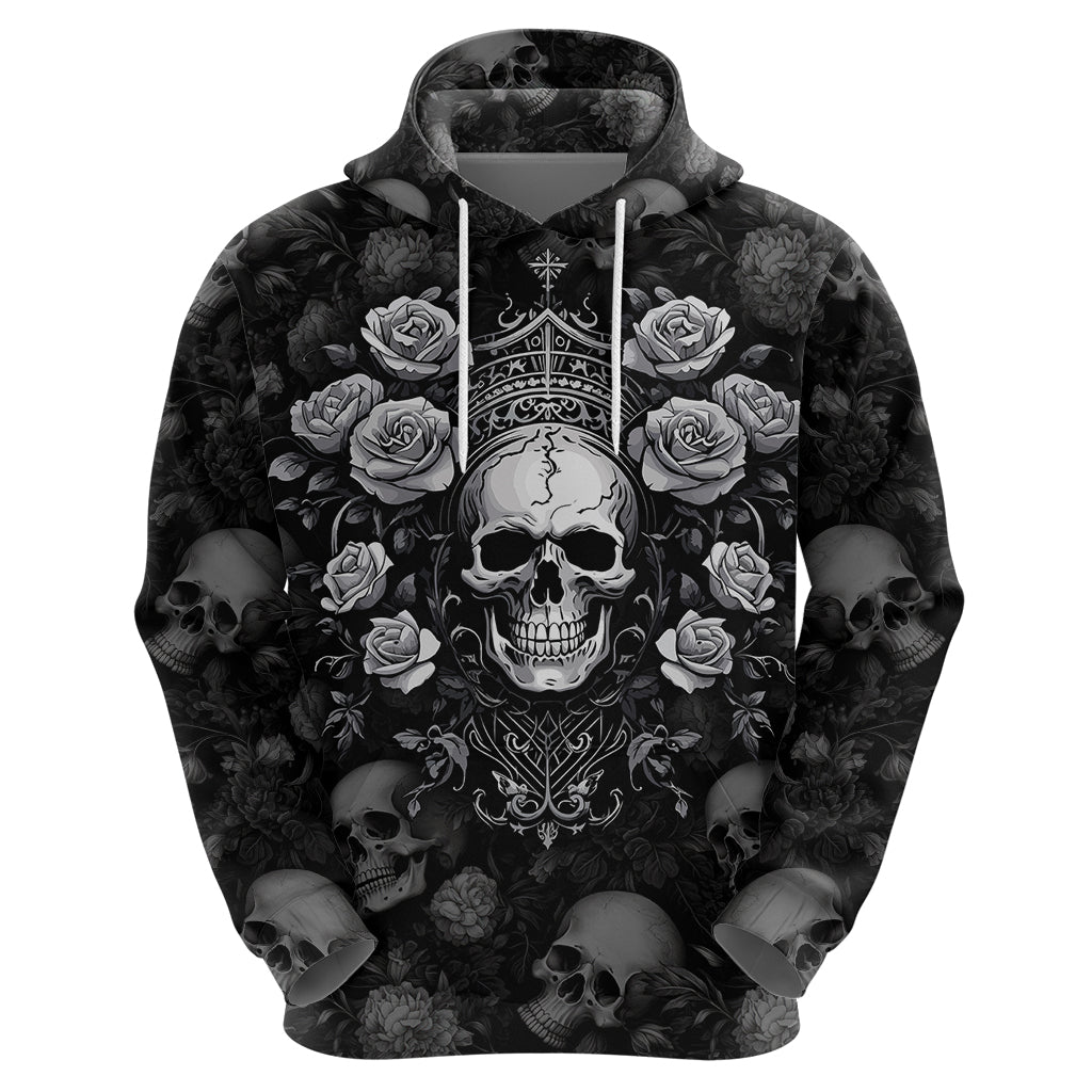 Skull Hoodie I Am Who I Am Your Approval Isn't Needed - Wonder Print Shop