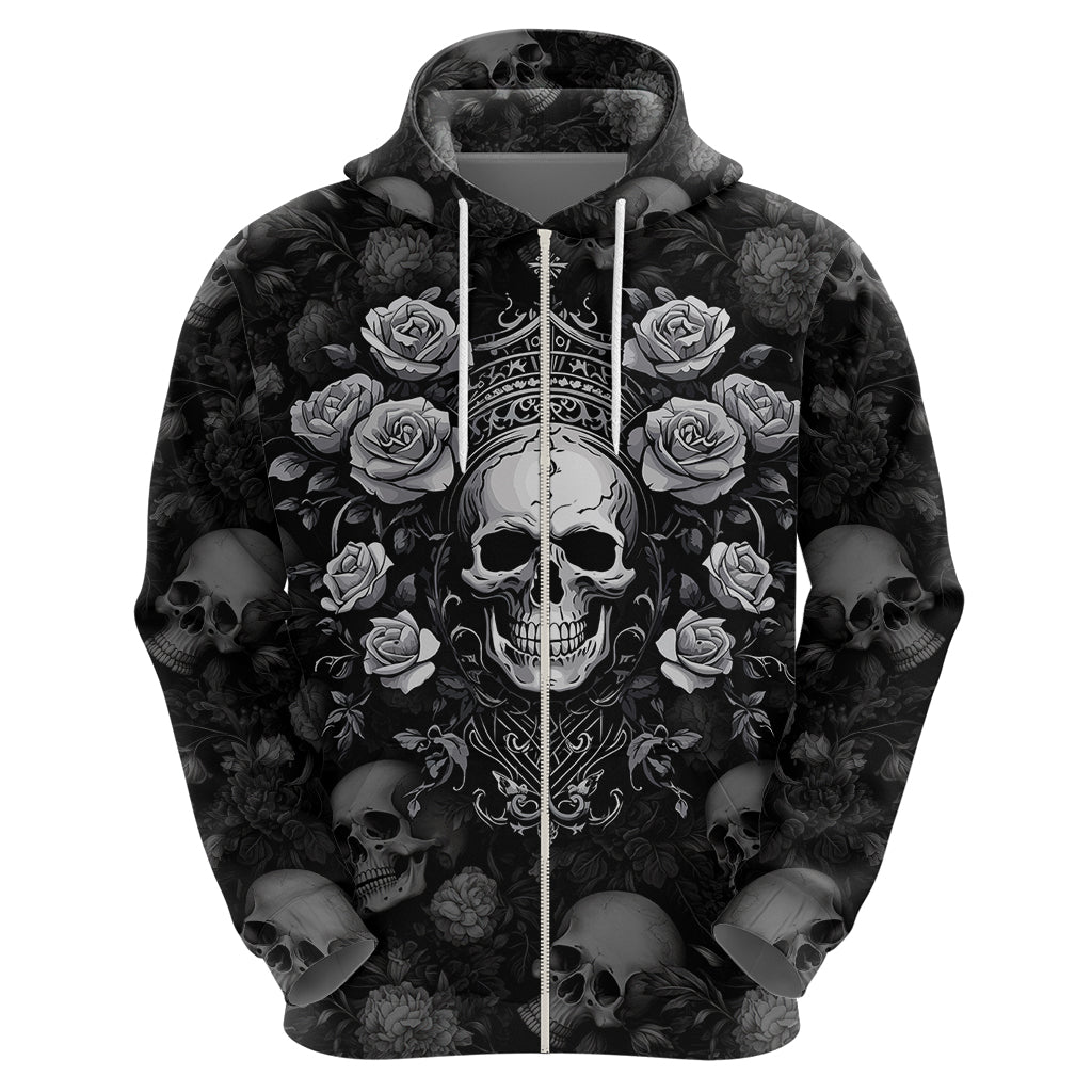 Skull Hoodie I Am Who I Am Your Approval Isn't Needed - Wonder Print Shop