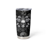 Skull Tumbler Cup I Am Who I Am Your Approval Isn't Needed - Wonder Print Shop