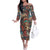 Native American Skull Off The Shoulder Long Sleeve Dress Native Merican Spirit Of Freedom - Wonder Print Shop