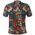 Native American Skull Polo Shirt Native Merican Spirit Of Freedom - Wonder Print Shop