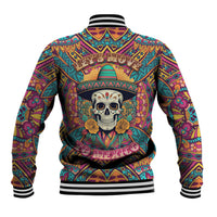 Mexico Skull Baseball Jacket Let's Move To Mexico - Wonder Print Shop