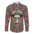 Mexico Skull Family Matching Off Shoulder Maxi Dress and Hawaiian Shirt Let's Move To Mexico - Wonder Print Shop