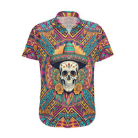 Mexico Skull Hawaiian Shirt Let's Move To Mexico - Wonder Print Shop