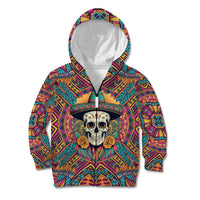 Mexico Skull Kid Hoodie Let's Move To Mexico - Wonder Print Shop