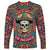 Mexico Skull Long Sleeve Shirt Let's Move To Mexico - Wonder Print Shop