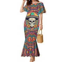 Mexico Skull Mermaid Dress Let's Move To Mexico - Wonder Print Shop