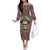 Mexico Skull Off The Shoulder Long Sleeve Dress Let's Move To Mexico - Wonder Print Shop