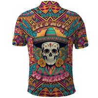 Mexico Skull Polo Shirt Let's Move To Mexico - Wonder Print Shop