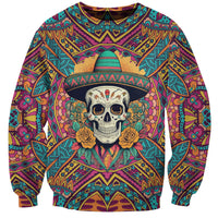Mexico Skull Sweatshirt Let's Move To Mexico - Wonder Print Shop