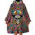 Mexico Skull Wearable Blanket Hoodie Let's Move To Mexico - Wonder Print Shop