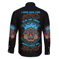 Which Lucky One Are You Skull Tiki Family Matching Long Sleeve Bodycon Dress and Hawaiian Shirt - Wonder Print Shop