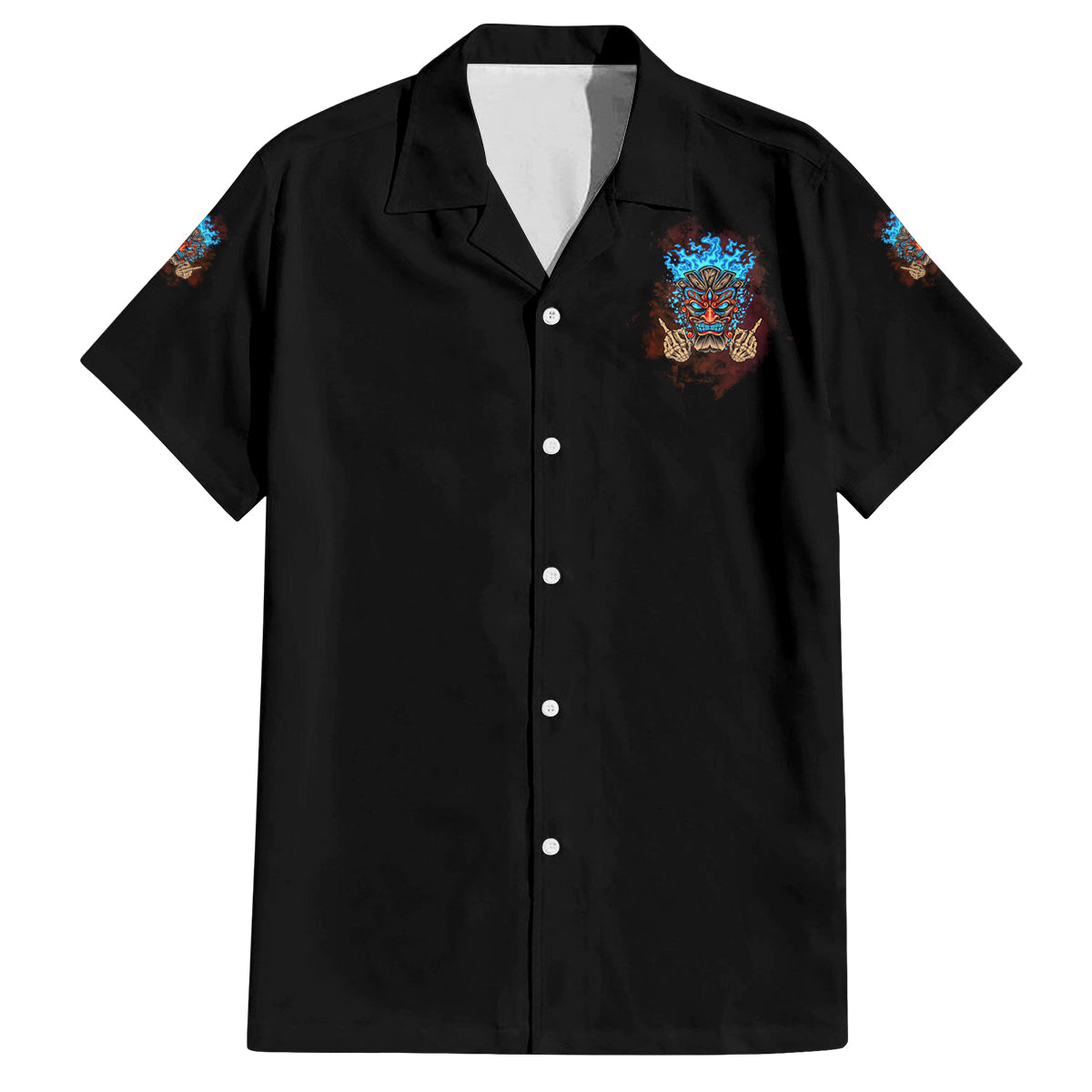 Which Lucky One Are You Skull Tiki Family Matching Off Shoulder Short Dress and Hawaiian Shirt - Wonder Print Shop