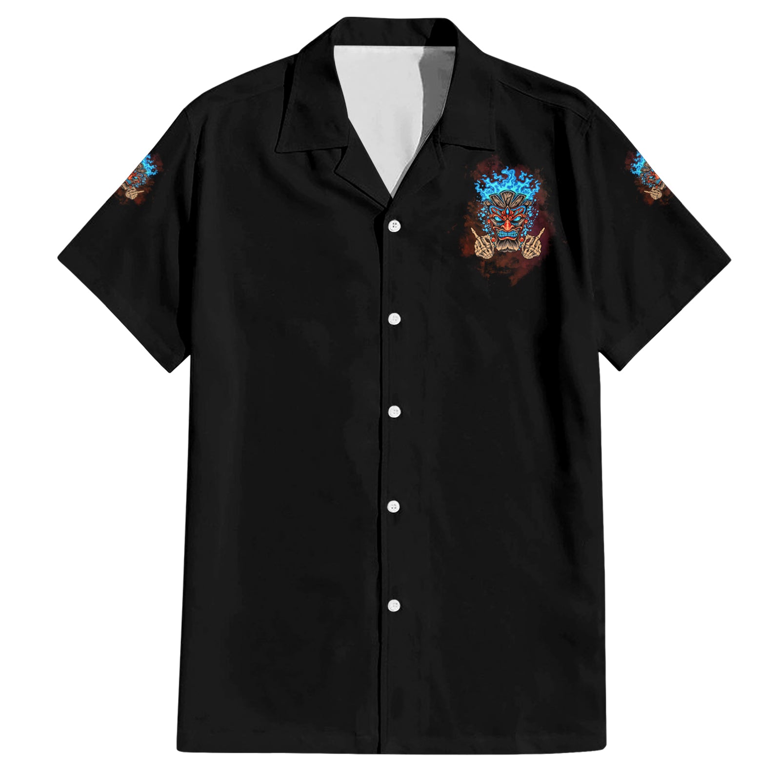 Which Lucky One Are You Skull Tiki Hawaiian Shirt - Wonder Print Shop