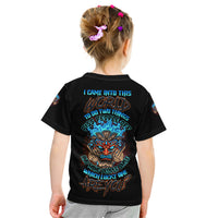 Which Lucky One Are You Skull Tiki Kid T Shirt - Wonder Print Shop