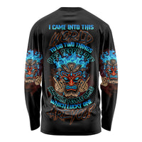 Which Lucky One Are You Skull Tiki Long Sleeve Shirt - Wonder Print Shop