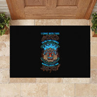 Which Lucky One Are You Skull Tiki Rubber Doormat - Wonder Print Shop