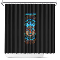 which-lucky-one-are-you-skull-tiki-shower-curtain