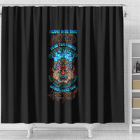 which-lucky-one-are-you-skull-tiki-shower-curtain