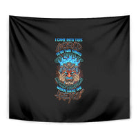Which Lucky One Are You Skull Tiki Tapestry - Wonder Print Shop