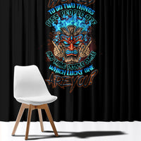Which Lucky One Are You Skull Tiki Window Curtain - Wonder Print Shop