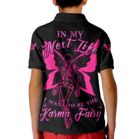 In My Next Life I Want To Be The Karma Fairy Kid Polo Shirt - Wonder Print Shop