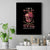 I Am A Sweet Girl Flower Skull Canvas Wall Art - Wonder Print Shop