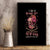 I Am A Sweet Girl Flower Skull Canvas Wall Art - Wonder Print Shop