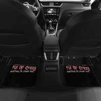 I Am A Sweet Girl Flower Skull Car Mats - Wonder Print Shop